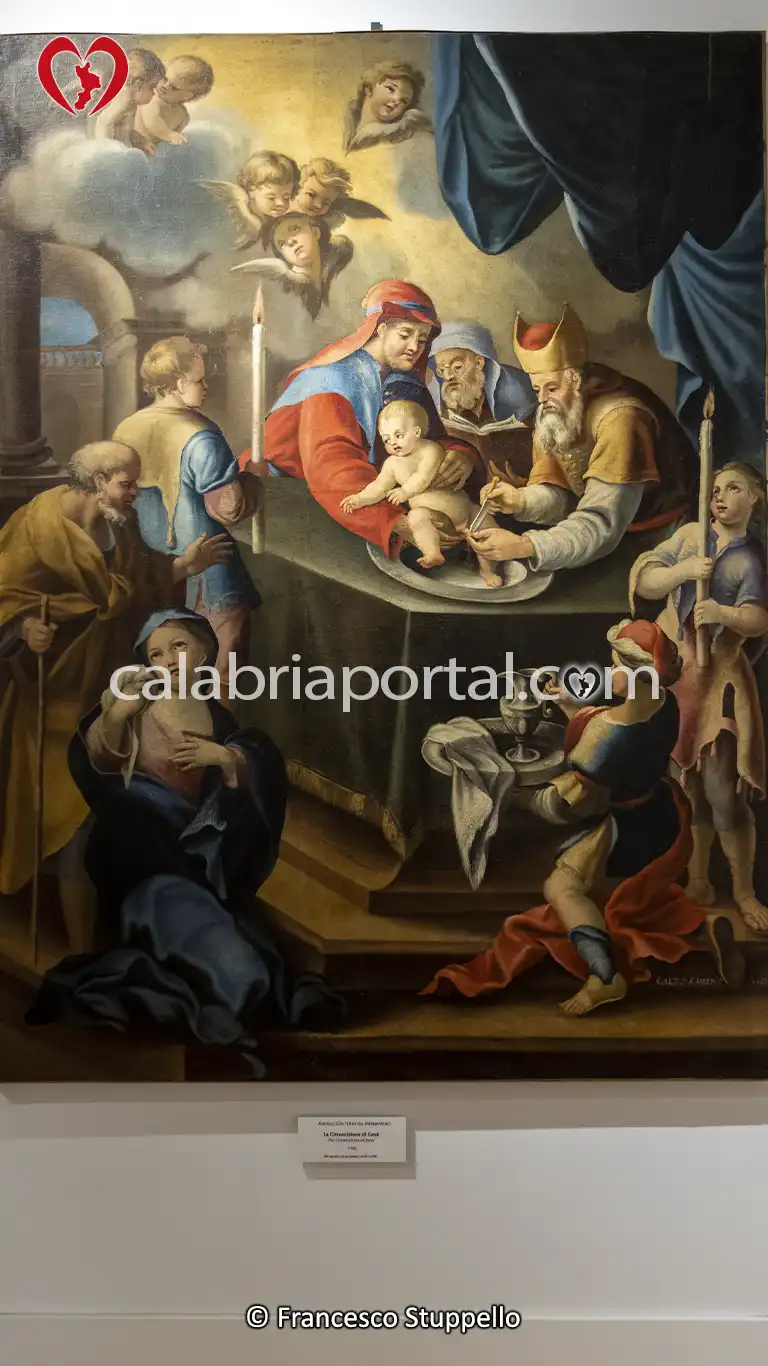 Circoncisione di Gesù Bambino di Angelo Galtieri al Museo Civico di Altomonte (CS)