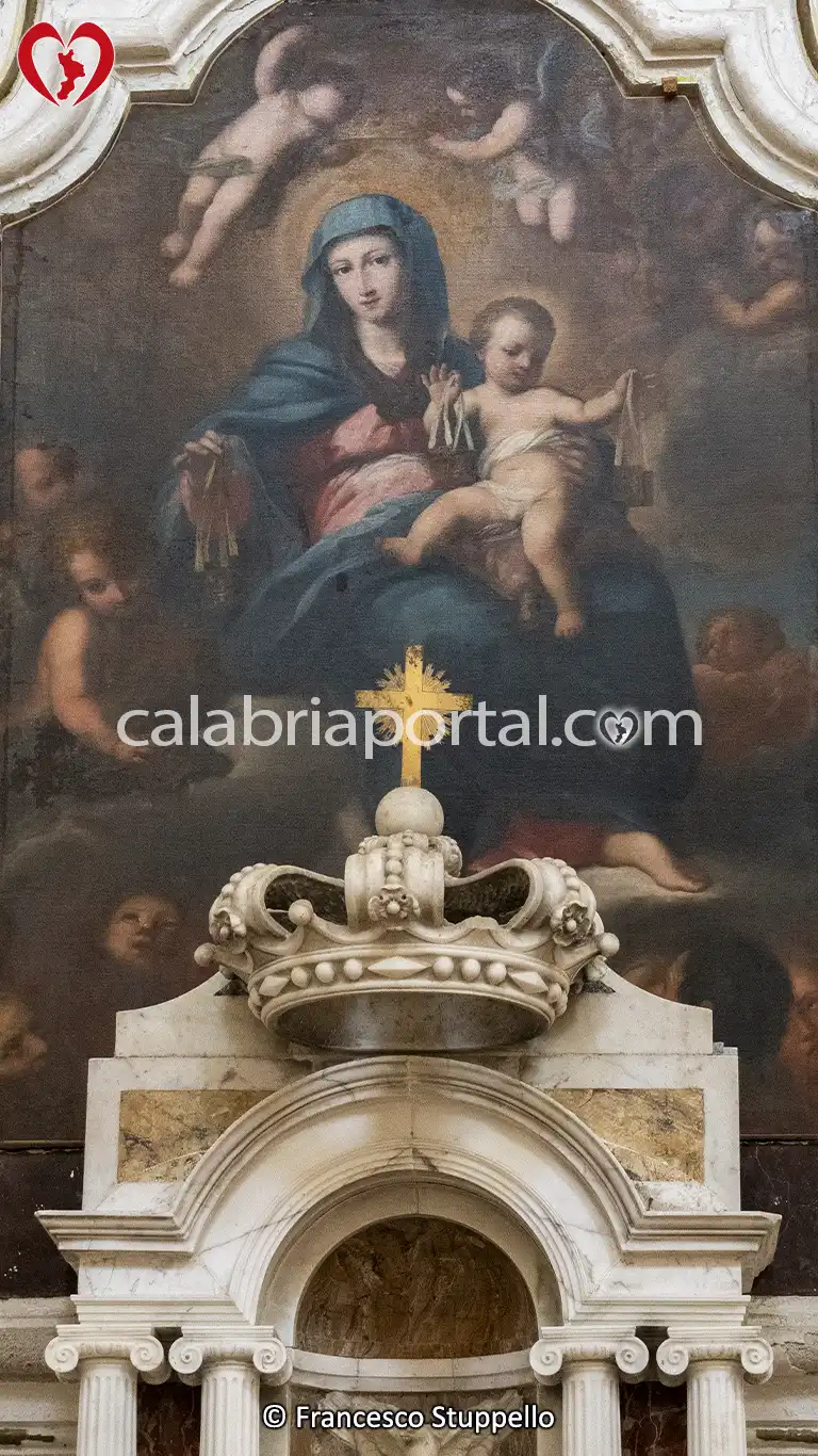 La Madonna del Carmelo di Giuseppe Pascaletti della Chiesa Matrice di Fiumefreddo Bruzio