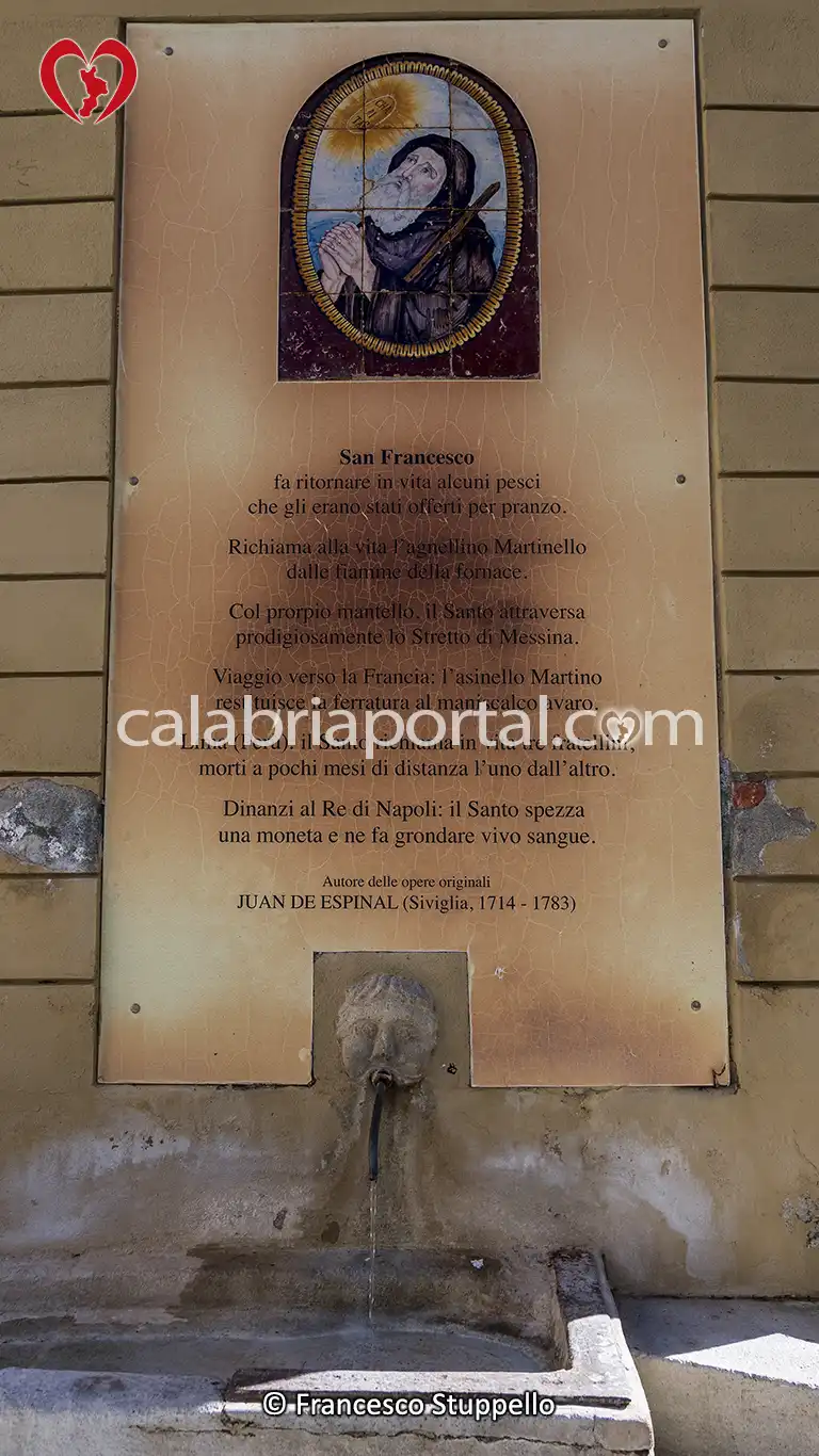 Descrizione della Fontana dei Sette Canali a Paola (CS)
