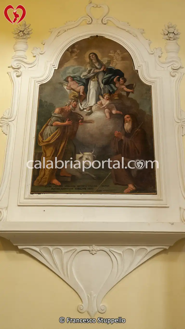 Dipinto dell'Immacolata Concezione e Santi della Chiesa di San Pietro Apostolo