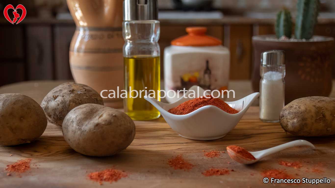 Ricetta delle Patate Mbacchiuse con Peperone in Polvere alla Calabrese: gli Ingredienti