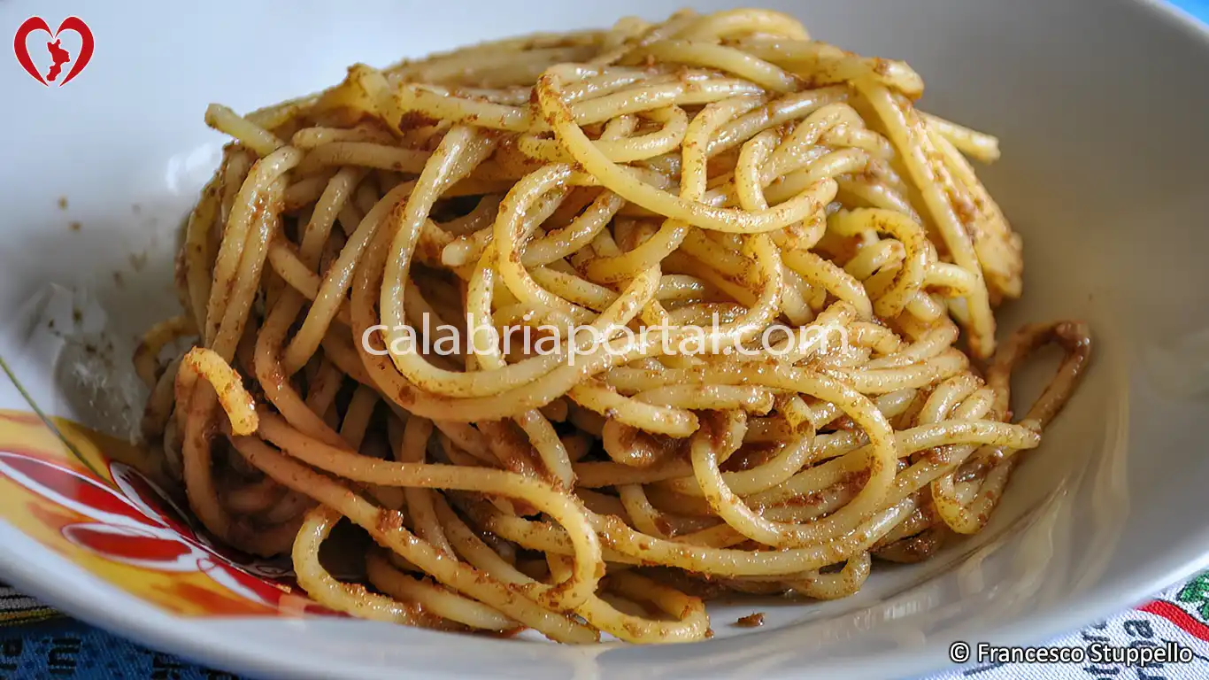 Ricetta degli Spaghetti alla Bottarga alla Calabrese