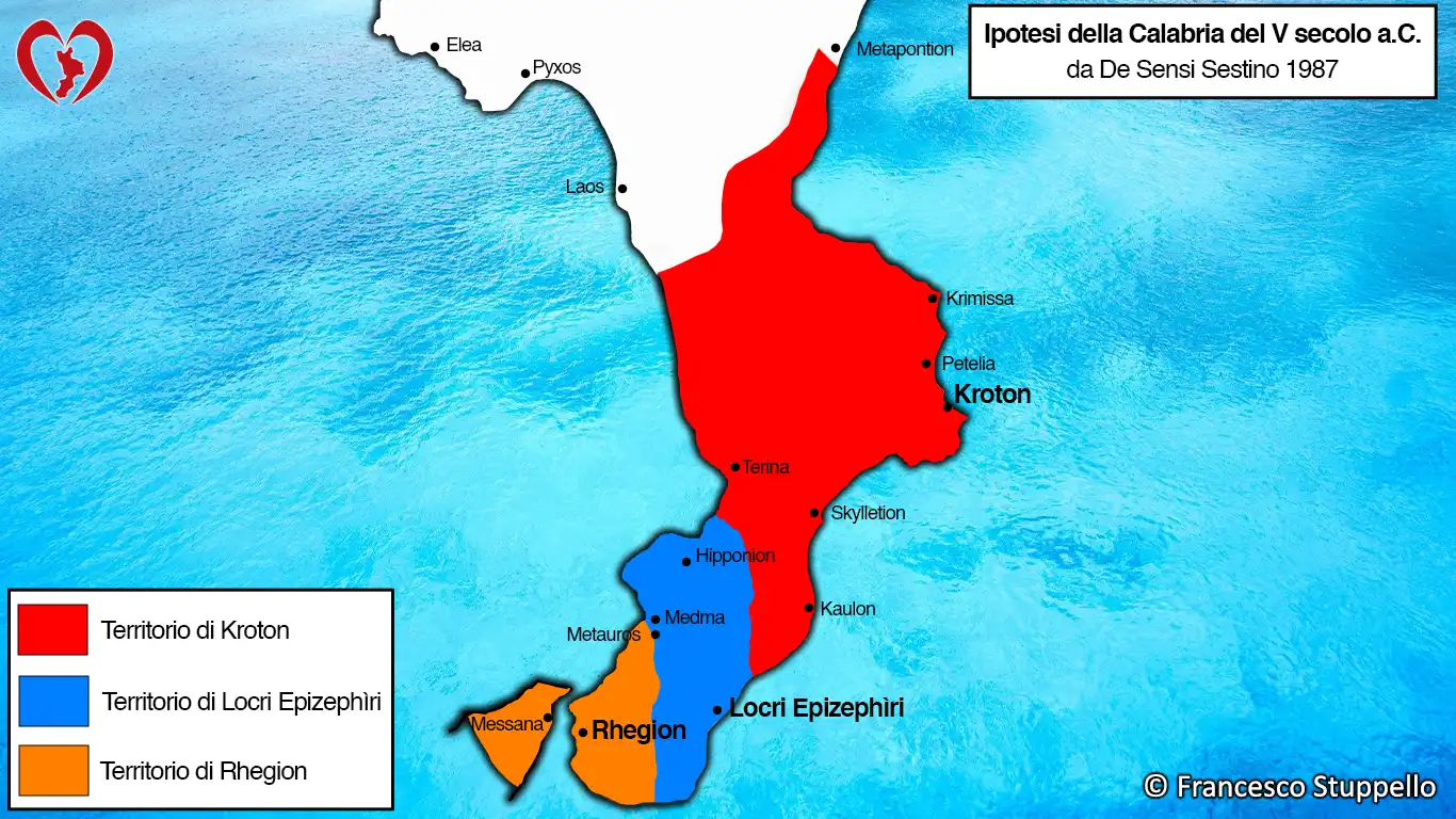 Ipotesi della Calabria del V secolo a.C.