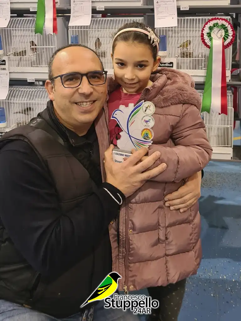 2022: Il Salone dei Fringillidi, con mia figlia Aurora