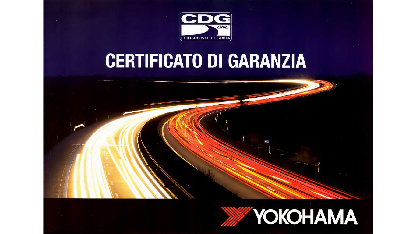 Certificato di Garanzia Yokohama
