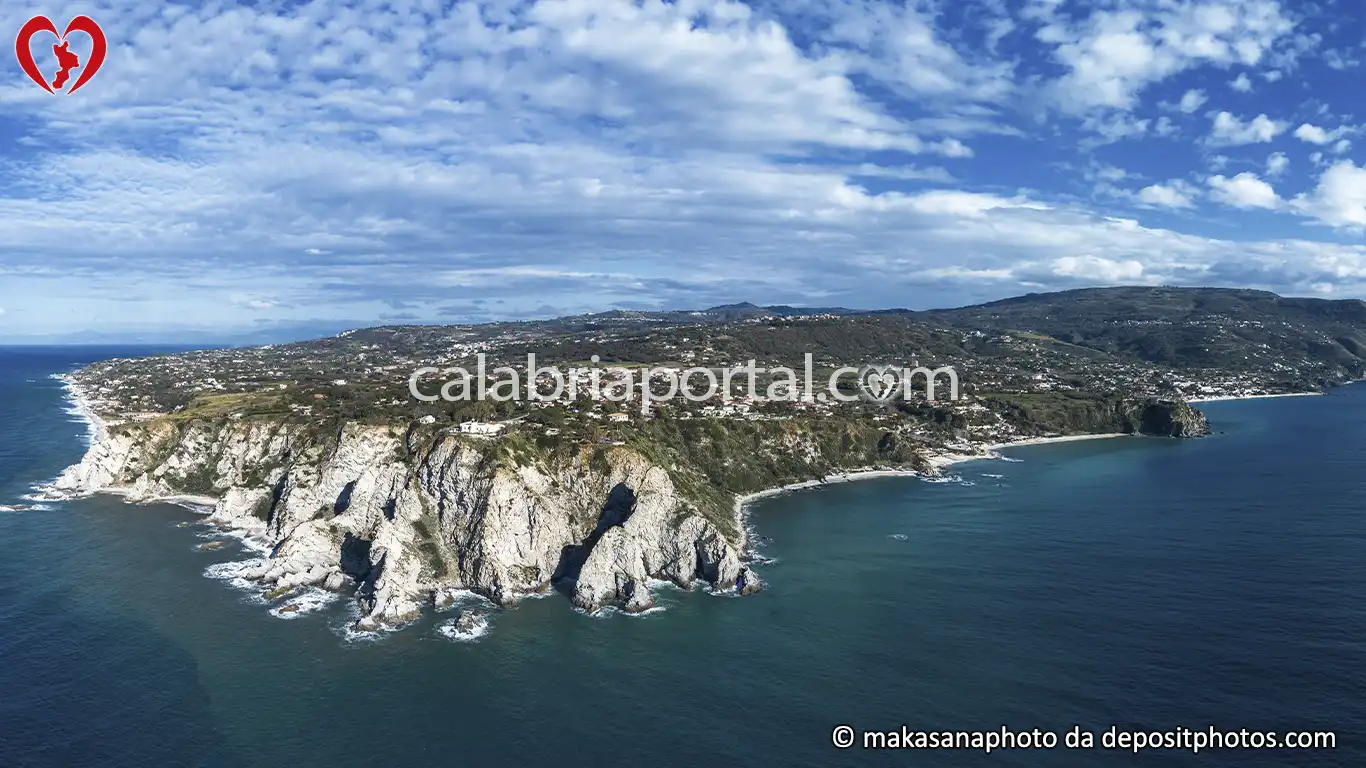 Veduta Area di Capo Vaticano a Ricadi