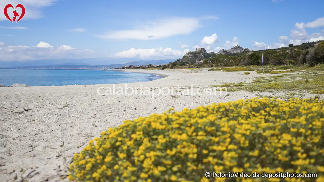 Scorcio della Spiaggia di Roccella Ionica