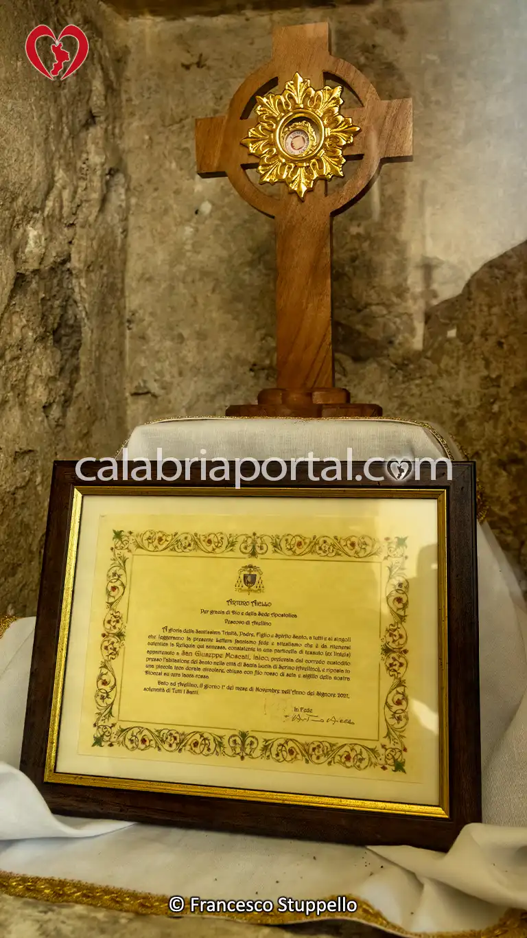 Reliquia di San Giuseppe Moscati della Chiesa di Santa Maria della Consolazione ad Altomonte (CS)