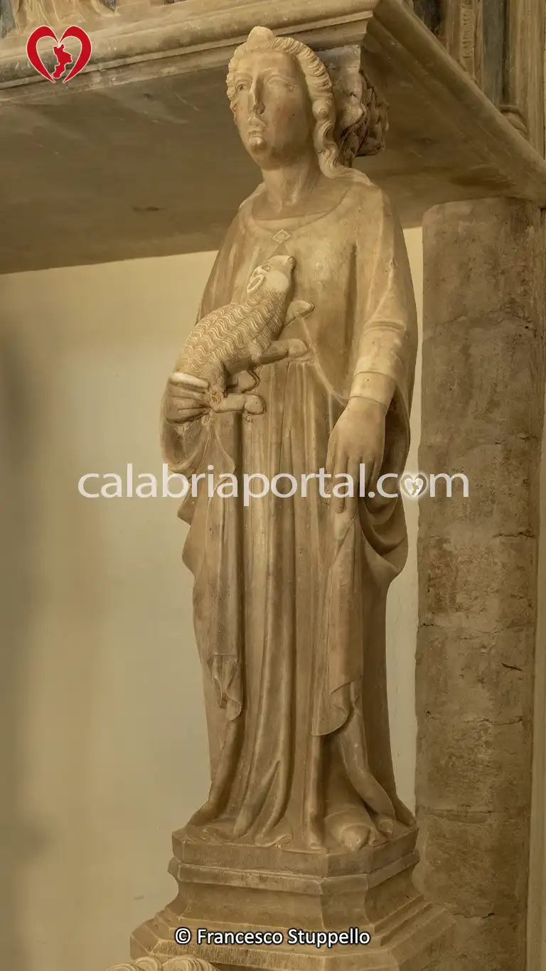 Cariatide "La Carità" del Mausoleo di Filippo di Sangineto ad Altomonte