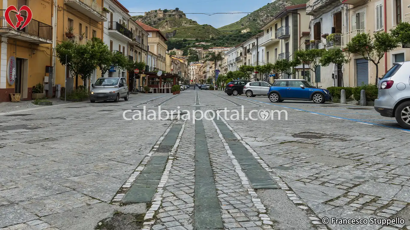 Corso Vittorio Emanuele ad Amantea (CS)