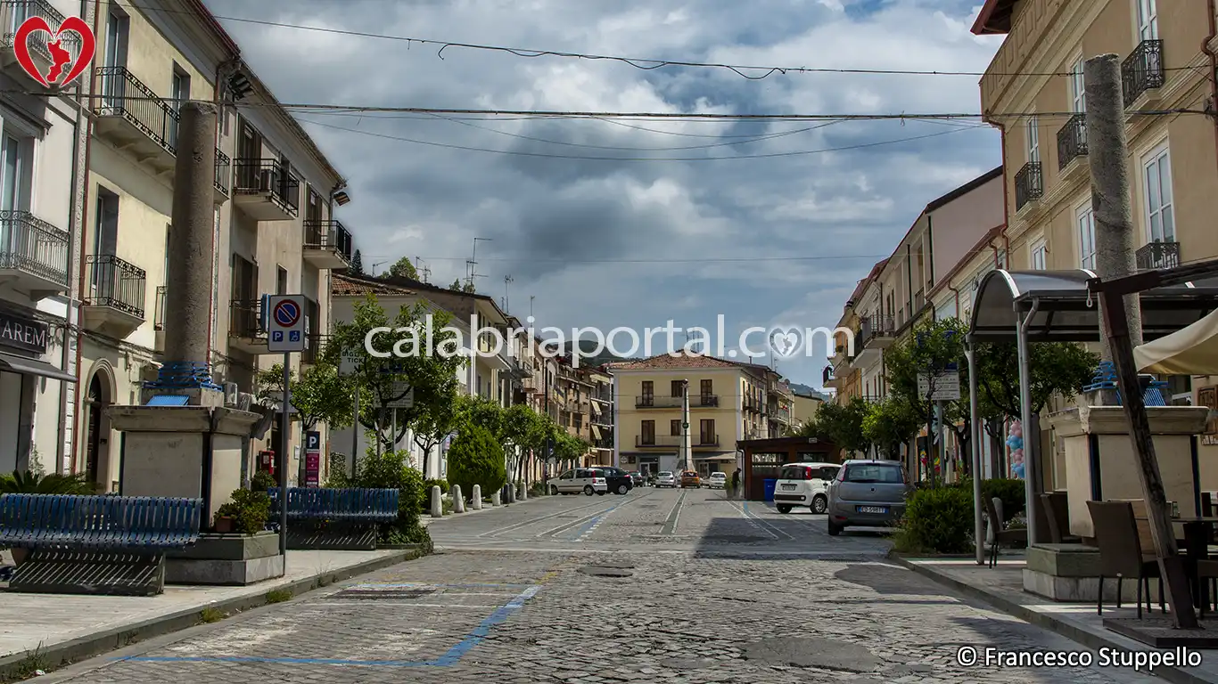 Corso Vittorio Emanuele ad Amantea (CS)