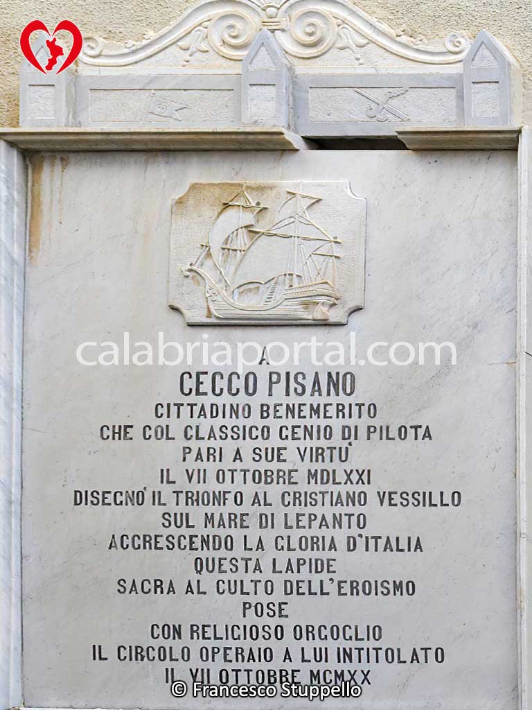 Monumento a Cecco Pisano a Belvedere Marittimo (CS) Monumento a Cecco Pisano a Belvedere Marittimo (CS)