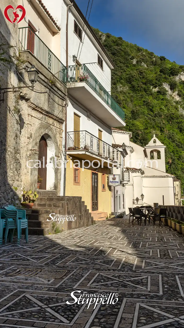 Scorcio di via Alessandro Manzoni a Buonvicino