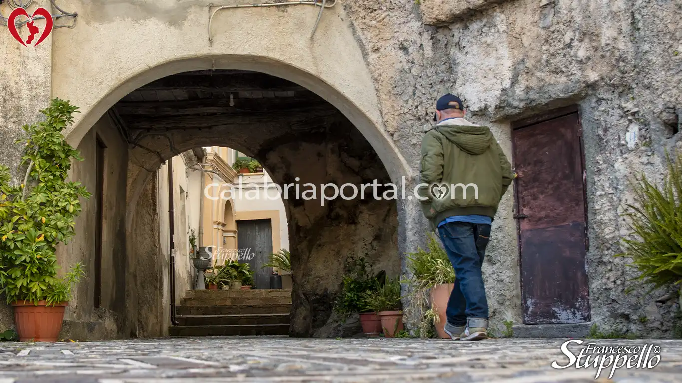 Scorcio di via Alessandro Manzoni a Buonvicino