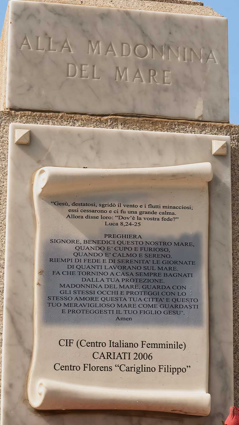 Monumento alla Madonna del Mare a Cariati (CS) Monumento alla Madonna del Mare a Cariati (CS)
