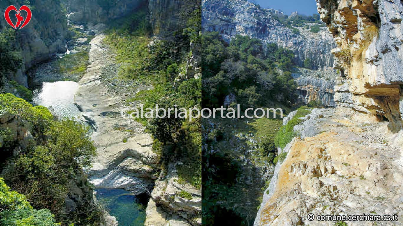 Gola del Caldanello a Cerchiara di Calabria (CS) Gola del Caldanello a Cerchiara di Calabria (CS)
