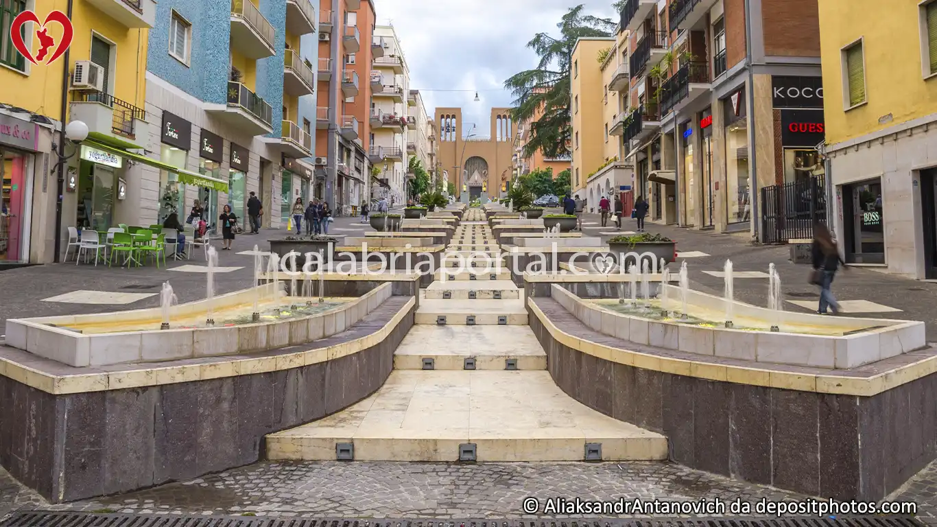 Fontane Artistiche di via Arabia a Cosenza