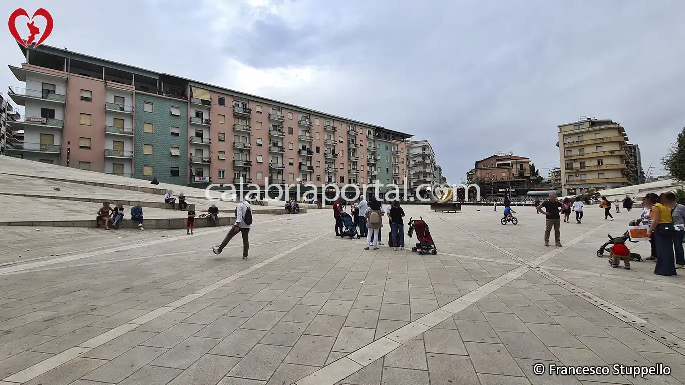 Scorcio di Piazza Bilotti a Cosenza