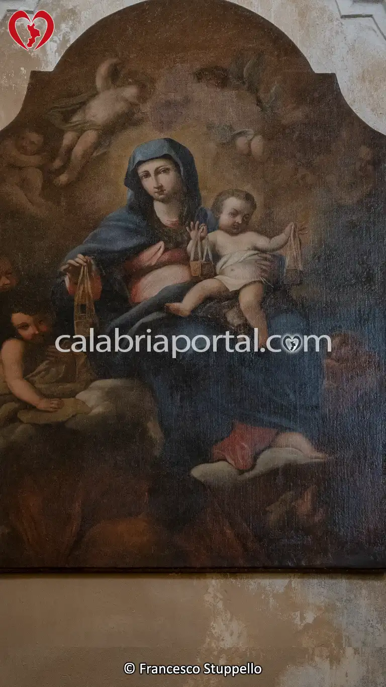 La Madonna del Carmelo di Giuseppe Pascaletti della Chiesa Matrice di Fiumefreddo Bruzio