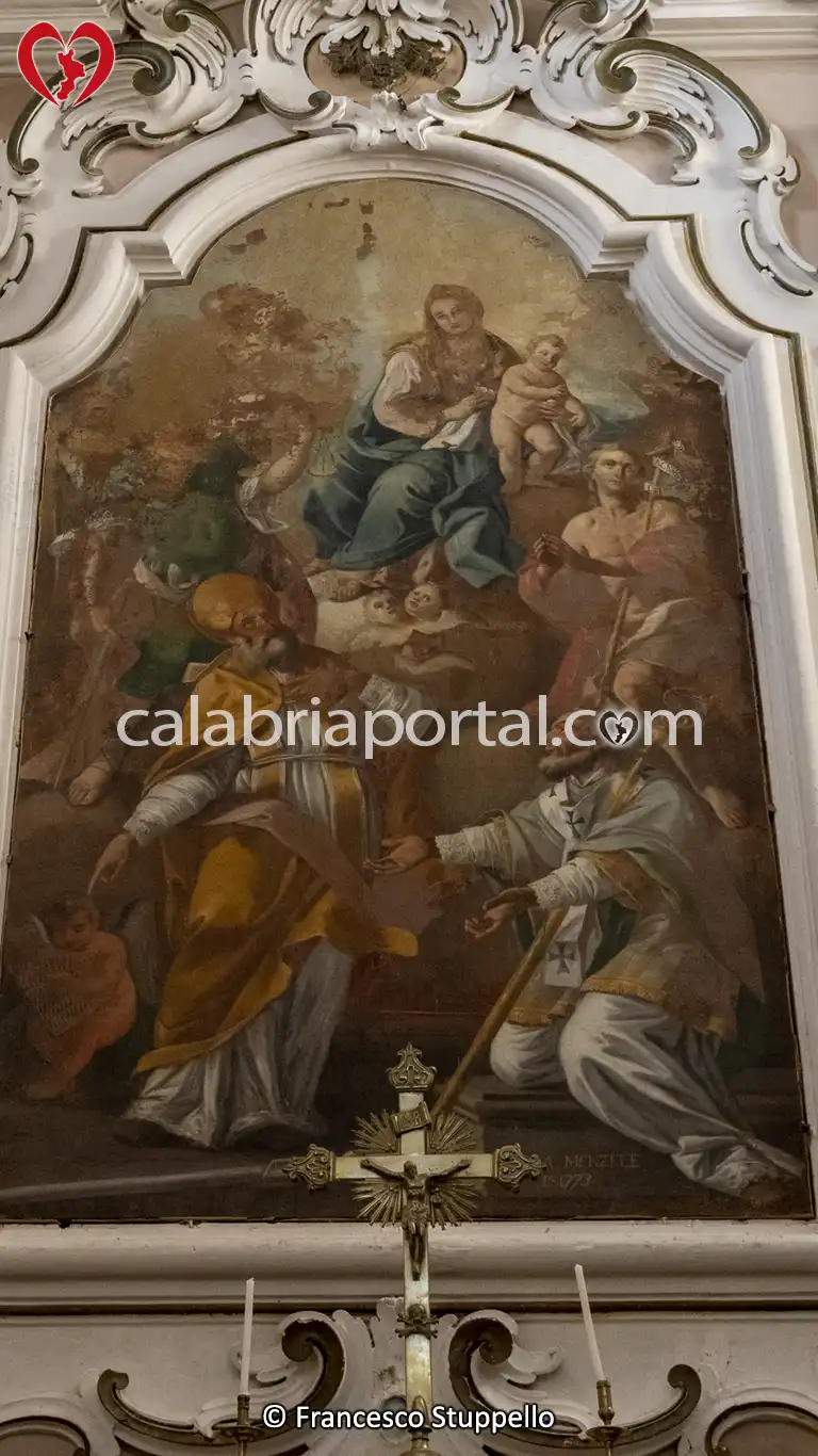 Santa Maria degli Angeli, Madonna con Bambino e Santi di Nicola Menzele della Chiesa Matrice di Fiumefreddo Bruzio