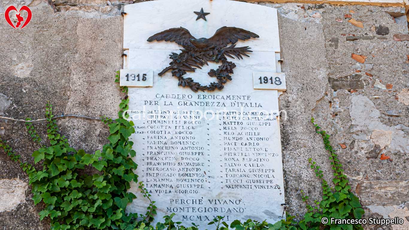 Monumento ai Caduti per la Patria di Montegiordano (CS)