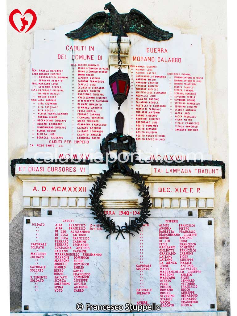 Monumento ai Caduti per la Patria a Morano Calabro (CS) Monumento ai Caduti per la Patria a Morano Calabro (CS)
