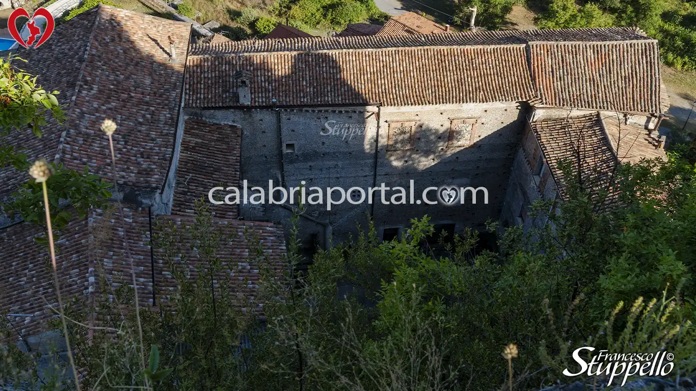 Palazzo Baronale di Orsomarso visto dalla Torre dell'Orologio
