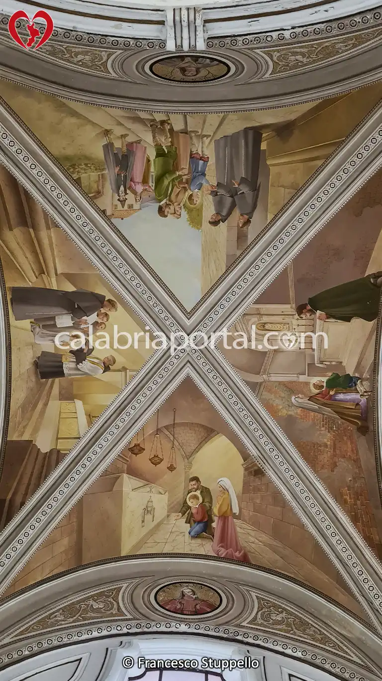 Serie di affreschi sulla vita del santo di Emilio Iuso della Casa Natale di San Francesco da Paola