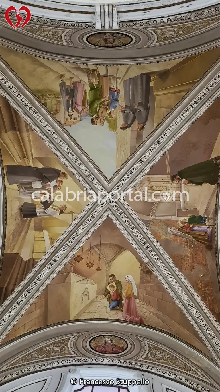 Serie di affreschi sulla vita del santo di Emilio Iuso della Casa Natale di San Francesco da Paola Serie di affreschi sulla vita del santo di Emilio Iuso della Casa Natale di San Francesco da Paola