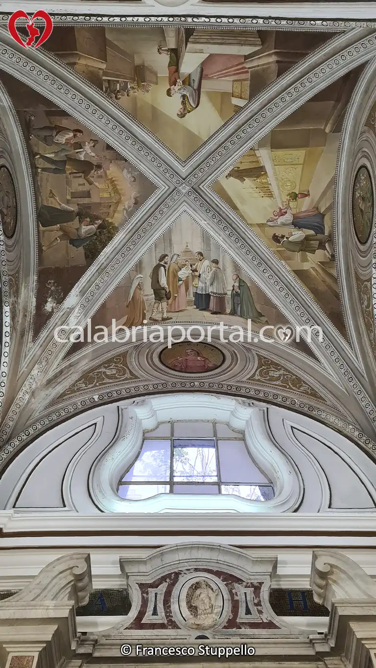 Serie di affreschi sulla vita del santo di Emilio Iuso della Casa Natale di San Francesco da Paola