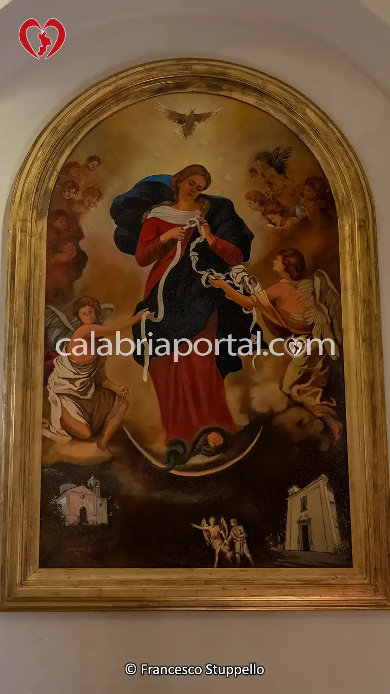 Dipinto della Chiesa della Madonna del Carmine a Paola (CS)
