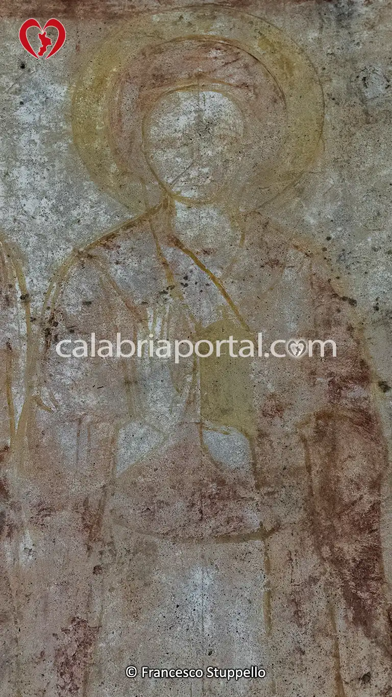 Affresco Bizantino della Chiesa di Sotterra a Paola (CS) Affresco Bizantino della Chiesa di Sotterra a Paola (CS)