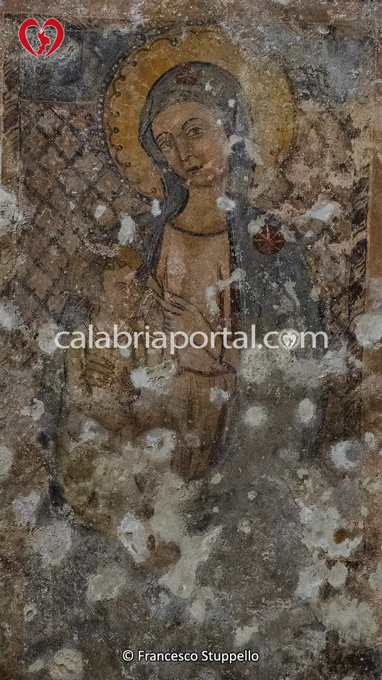 Affresco della Chiesa di Sotterra a Paola (CS) Affresco della Chiesa di Sotterra a Paola (CS)