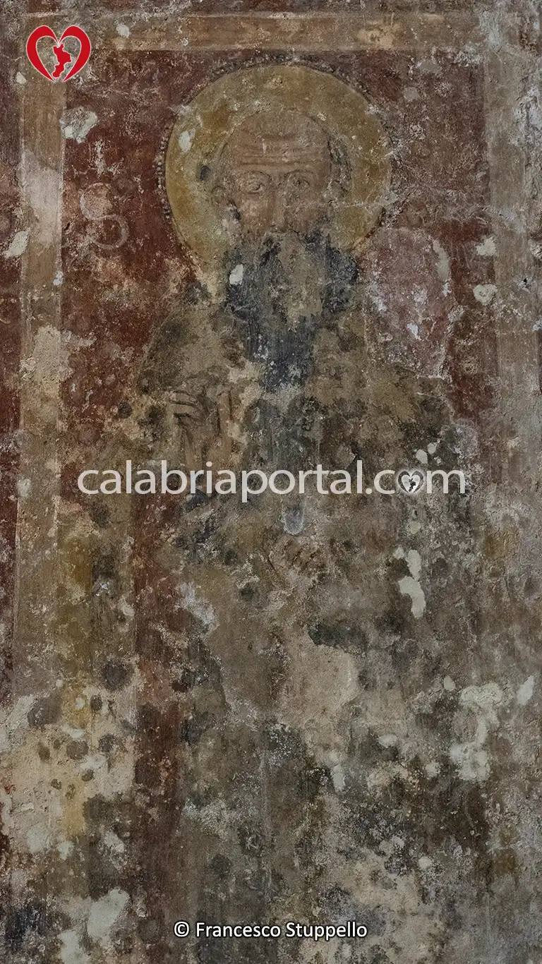 Affresco della Chiesa di Sotterra a Paola (CS) Affresco della Chiesa di Sotterra a Paola (CS)