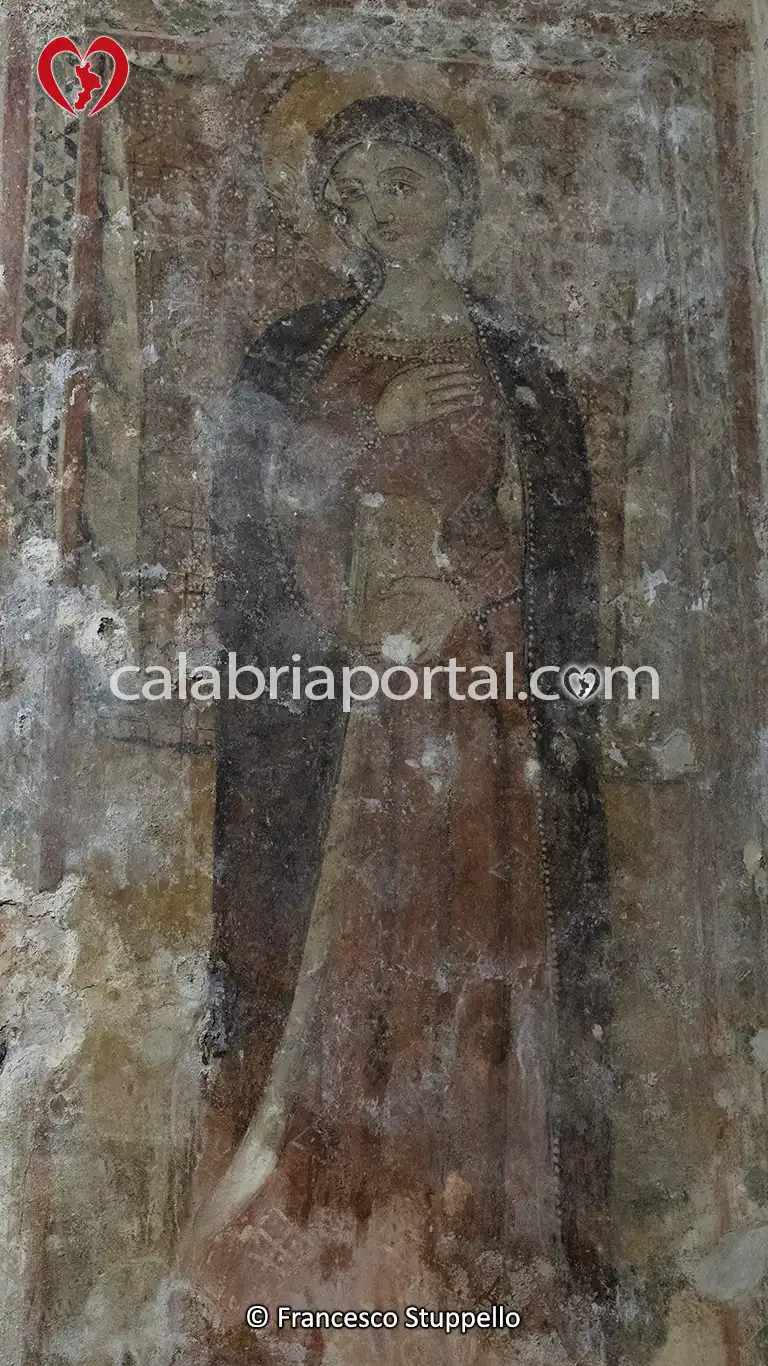 Affresco della Chiesa di Sotterra a Paola (CS) Affresco della Chiesa di Sotterra a Paola (CS)