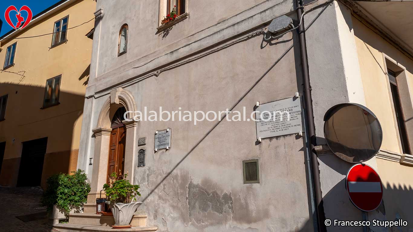 Casa Natale di Emilio Capizzano a Rende (CS)