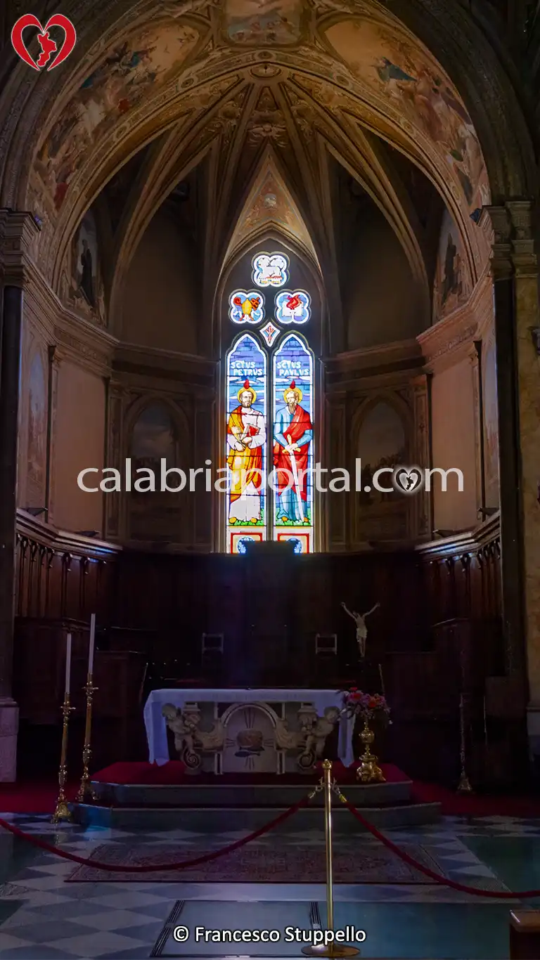 Abside centrale della Cattedrale di Maria SS. Achiropita a Rossano Abside centrale della Cattedrale di Maria SS. Achiropita a Rossano