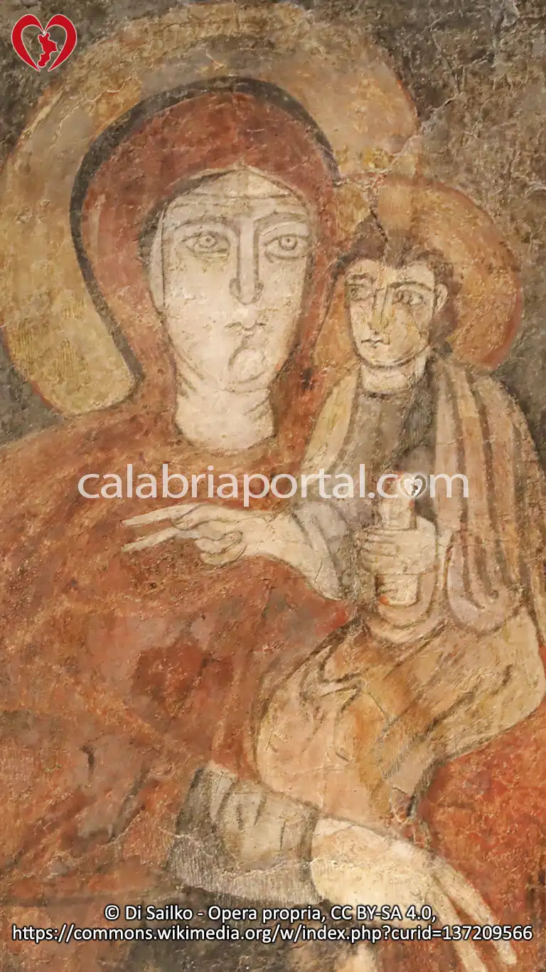 Affresco di Santa Maria Achiropita a Rossano Affresco di Santa Maria Achiropita a Rossano