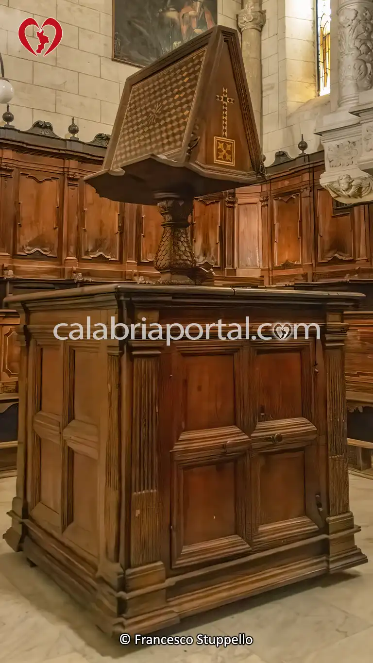 Il Leggio Intarsiato del 1554 della Chiesa della Riforma a San Marco Argentano Il Leggio Intarsiato del 1554 della Chiesa della Riforma a San Marco Argentano