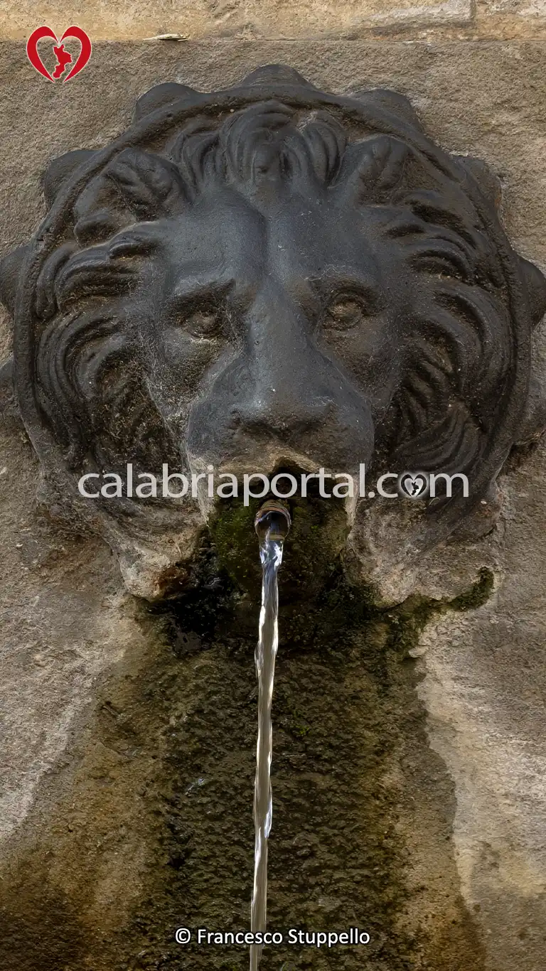 Testa di Leone della Fontana di Sichelgaita a San Marco Argentano (CS)