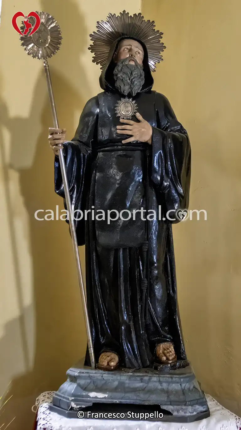 La Statua di San Francesco da Paola della Chiesa Matrice di Sangineto