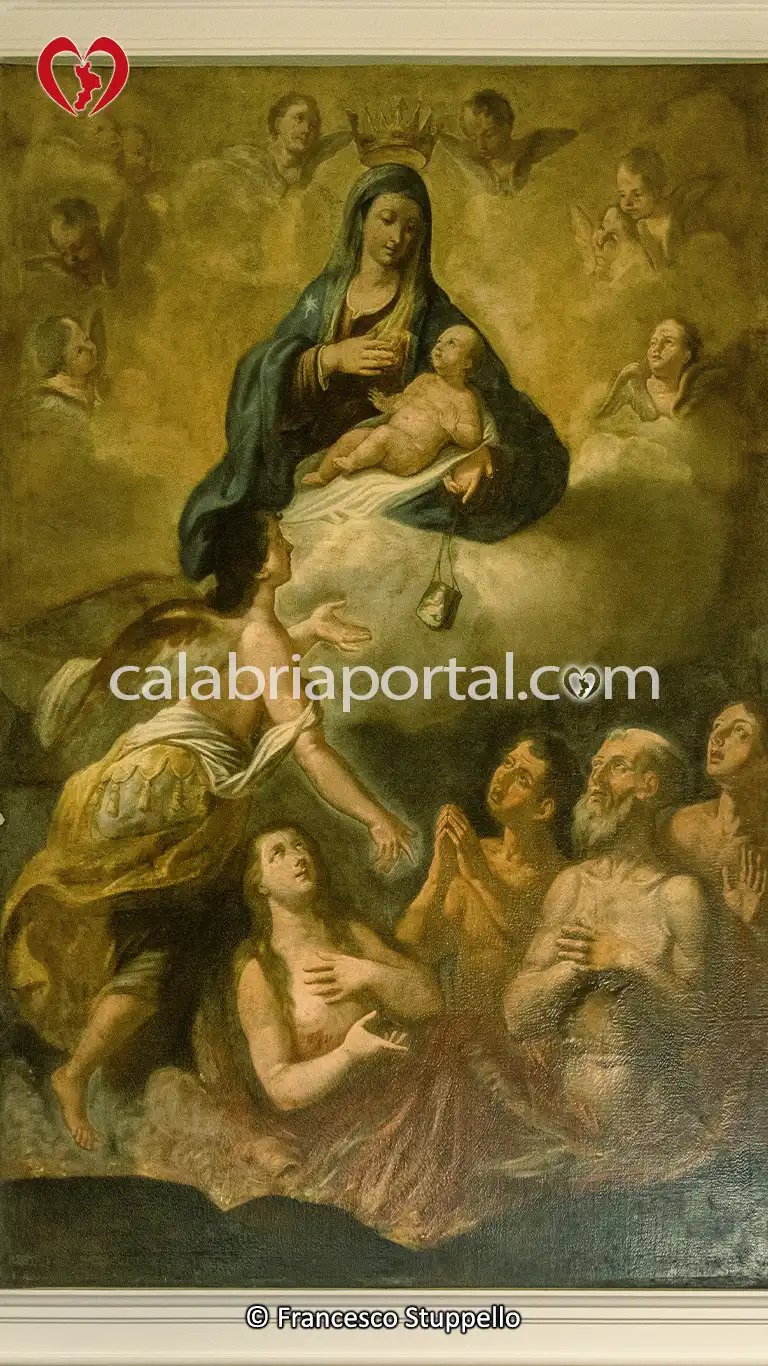 La Tela della Madonna del Carmelo della Chiesa di San Giuseppe a Santa Domenica Talao