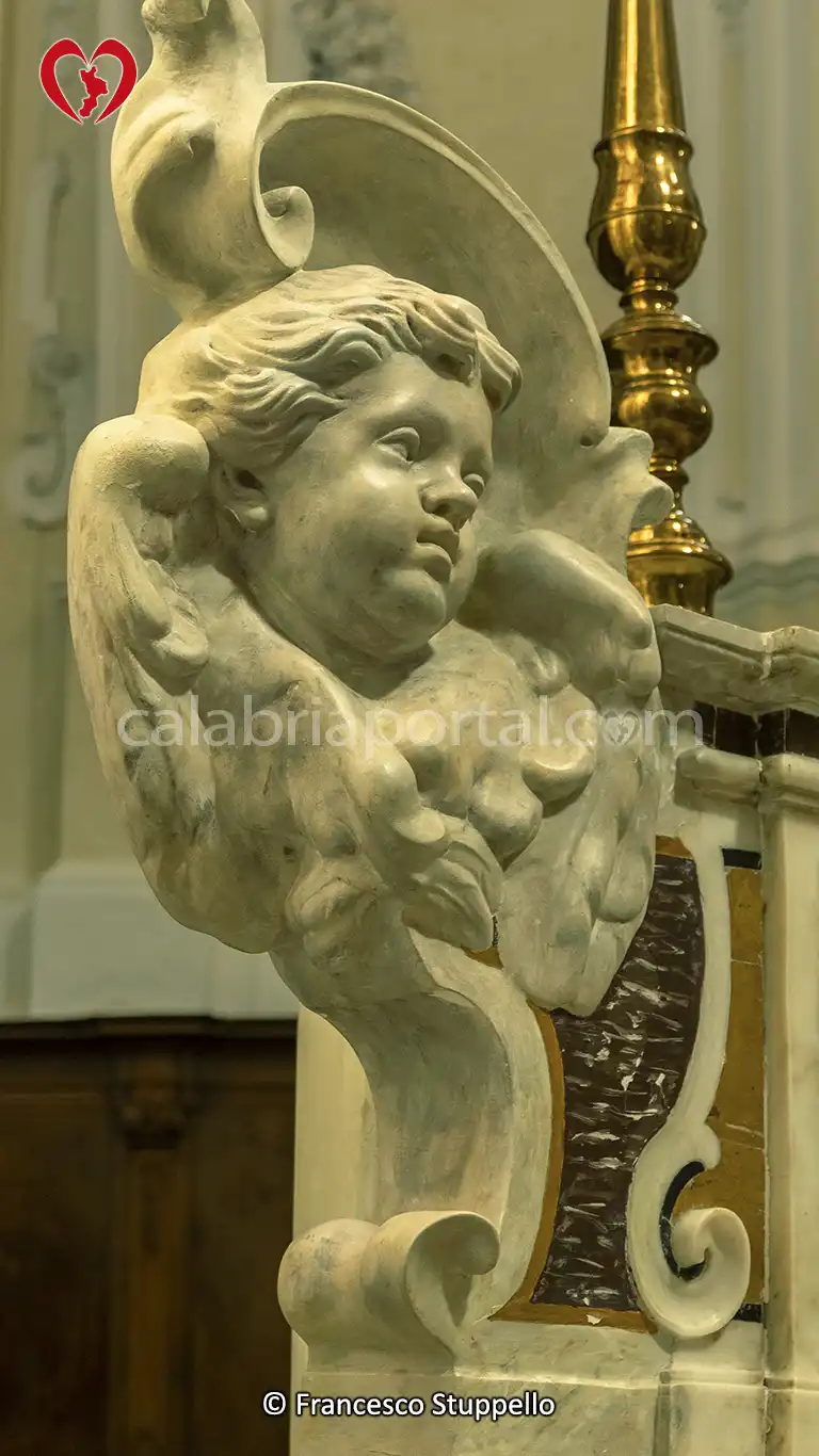Testina Alata dell'Altare Maggiore della Chiesa di San Giuseppe a Santa Domenica Talao