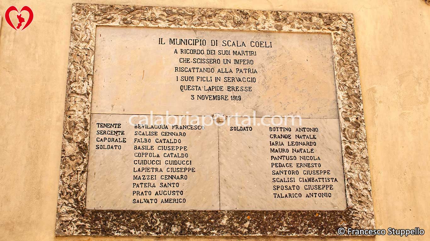 Monumento ai Caditi del 1915-1918 di Scala Coeli (CS)