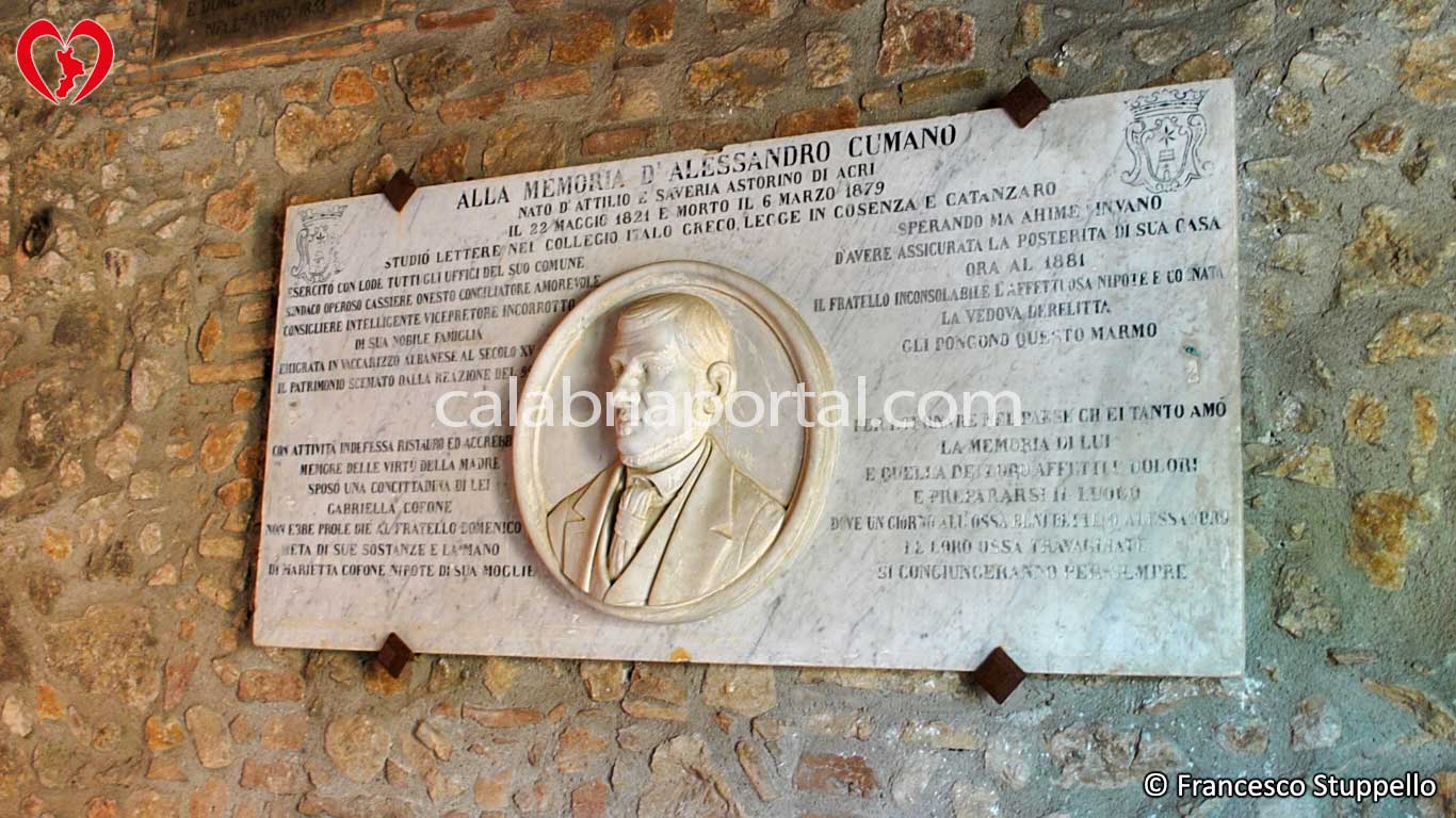Monumento ad Alessandro Cumano a Vaccarizzo Albanese (CS) Monumento ad Alessandro Cumano a Vaccarizzo Albanese (CS)