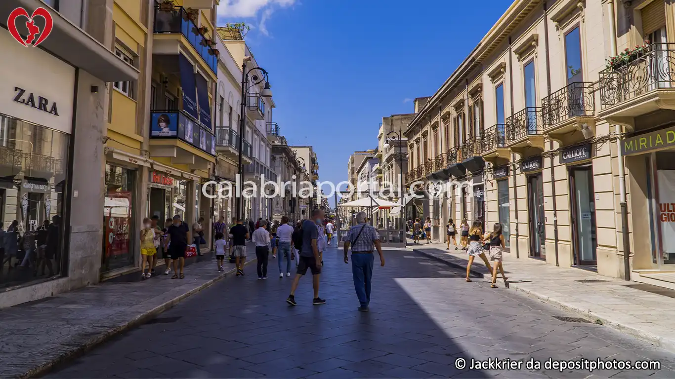 Scorcio di Corso Garibaldi a Reggio Calabria
