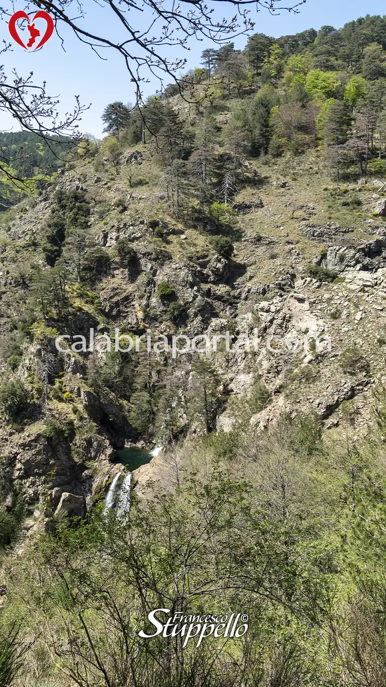 L'area delle Cascate dell'Amendolea nel Parco Nazionale dell'Aspromonte