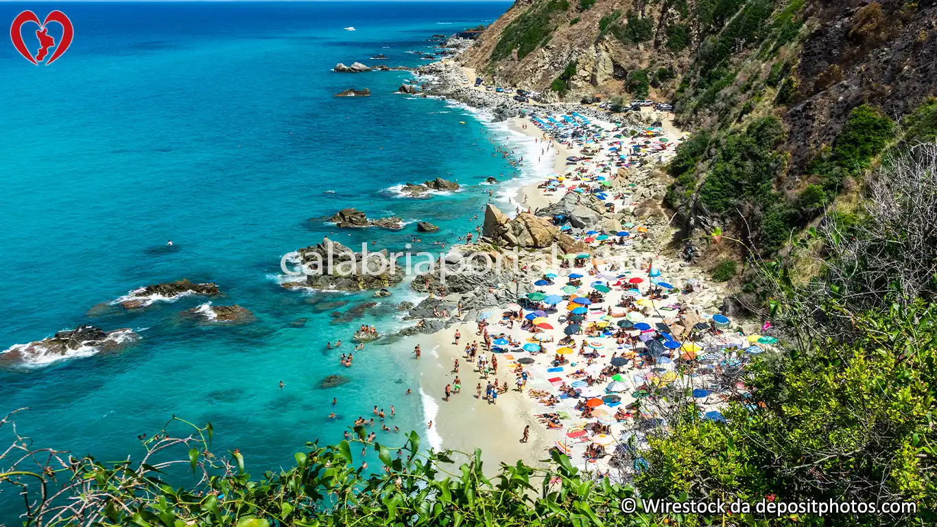 Scorcio della Spiaggia Paradiso del Sub a Zambrone