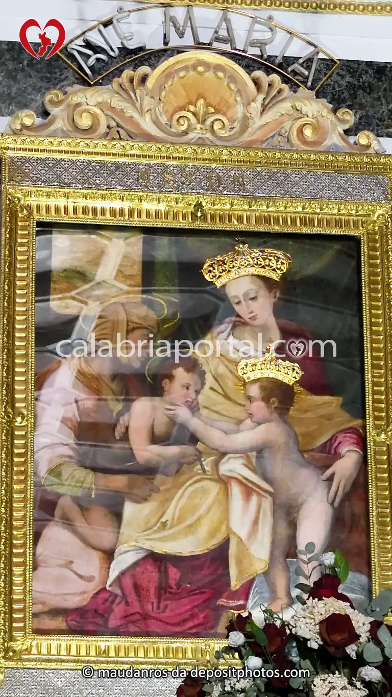 Dipinto del Santuario della Madonna della Neve a Zungri Dipinto del Santuario della Madonna della Neve a Zungri