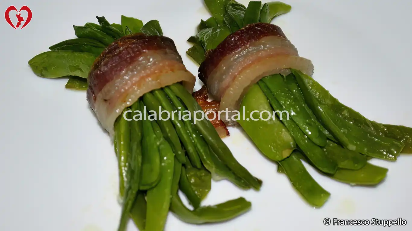 Involtini di Fagiolini e Pancetta